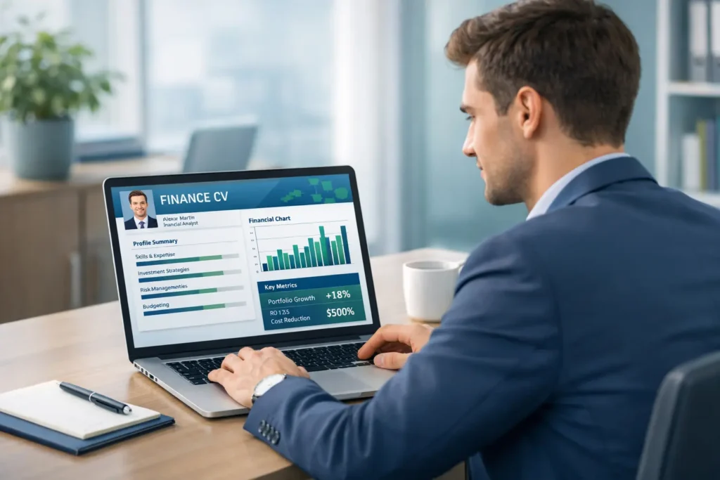 curriculum vitae finance