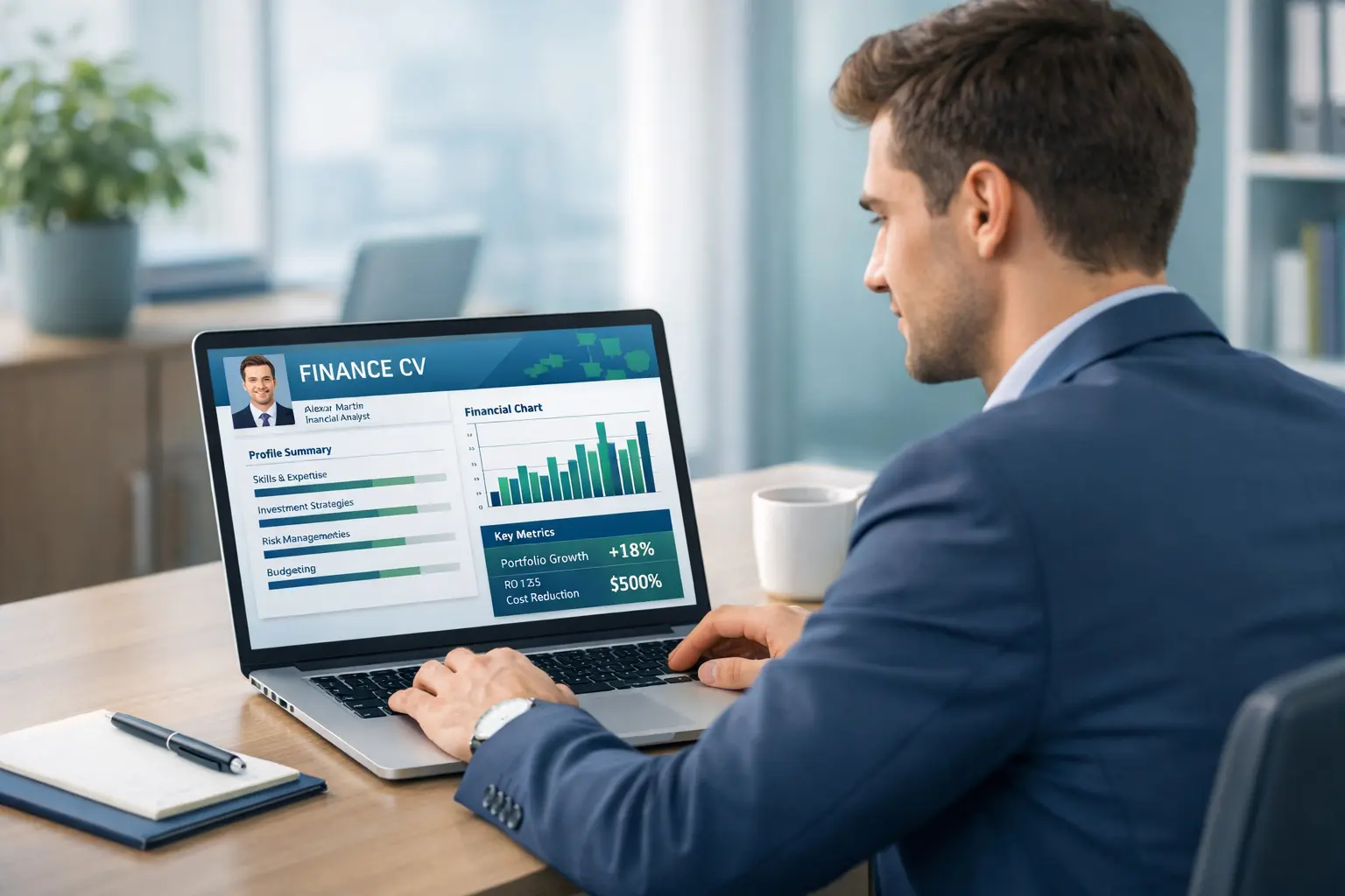 curriculum vitae finance